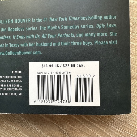 Colleen Hoover Verity book - Picture 4 of 5